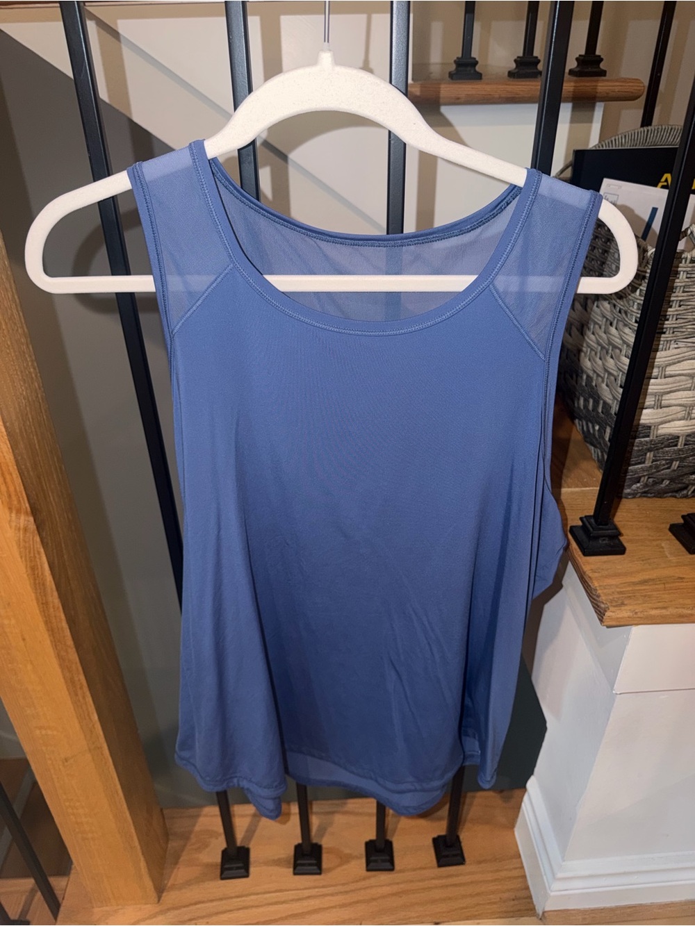 OFFLINE by aerie Blue Mesh-Back Athletic Tank